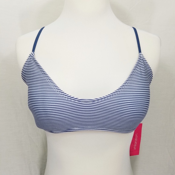 2 PC Xhilaration Striped Bikini Medium and XL - Picture 5 of 8